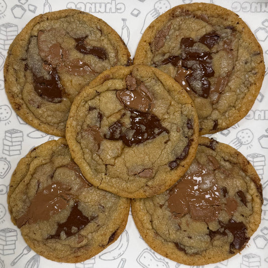 brown butter chocolate chuncc cookies