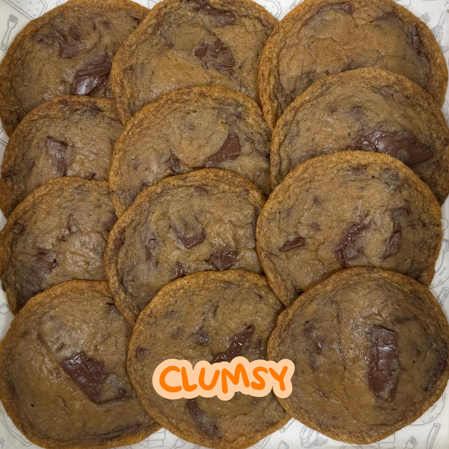 clumsy's banana cookies